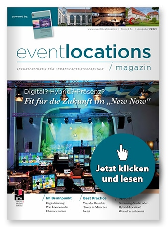 Cover einer Ausgabe des Magazins "Eventlocations"