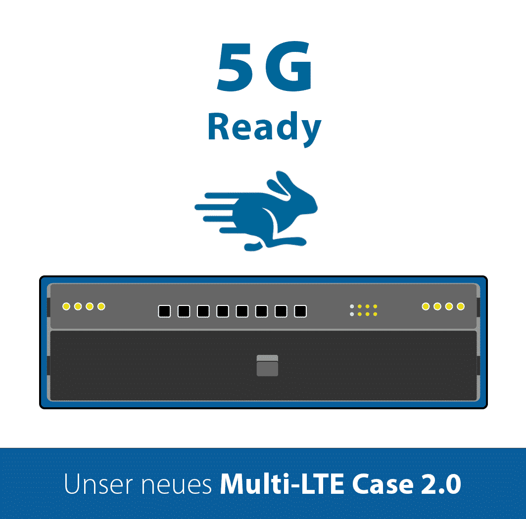 Für noch schnelleres Bonding: Multi-LTE Case ab jetzt mit 5G Unterstützung