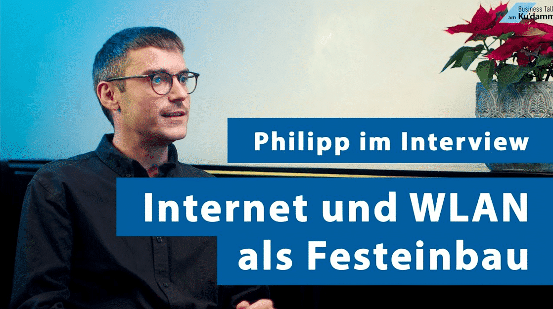 Philipp Liebisch spricht zum Thema „Internet und WLAN als Festeinbau“